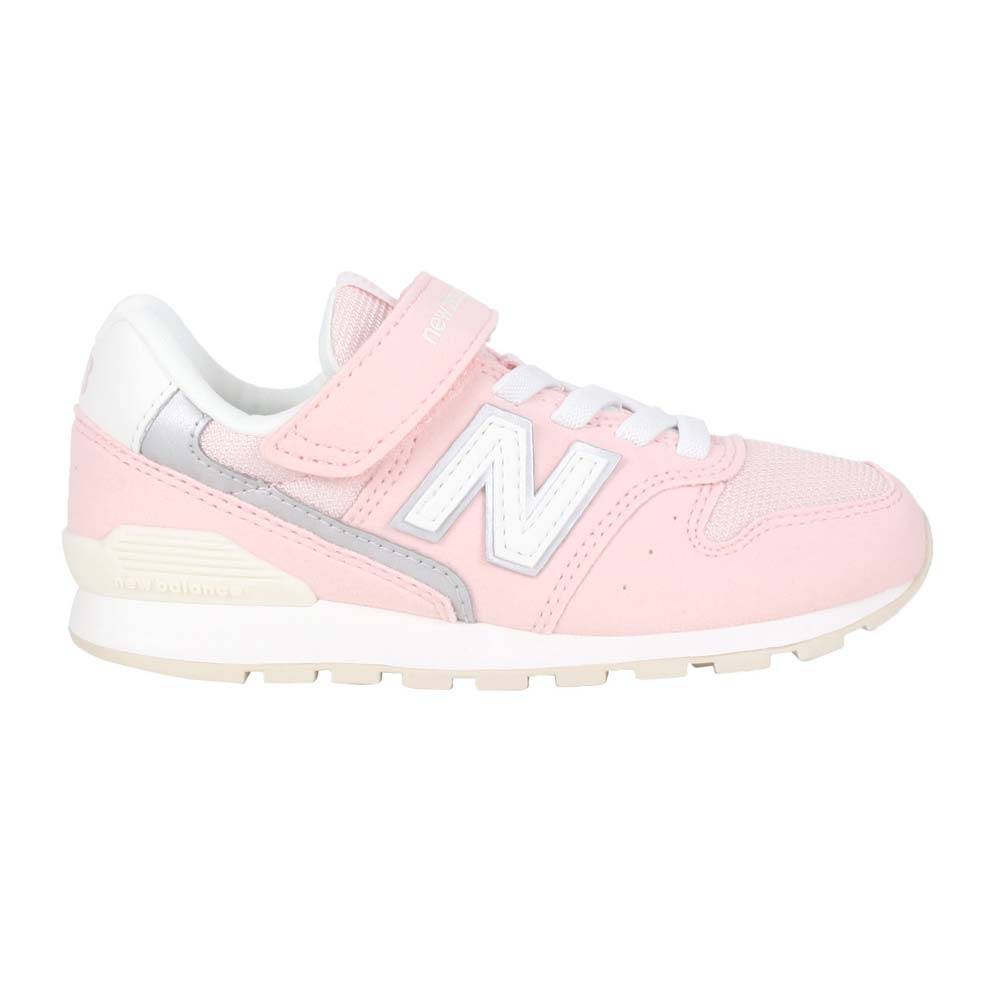 NEWBALANCE 女大童休閒運動鞋-WIDE-996系列 N字鞋 NB YV996XC3 粉紅白灰