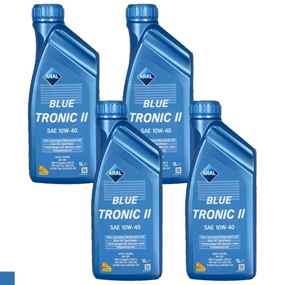 ARAL BLUE TRONIC 10W40 機油 1L 4入組