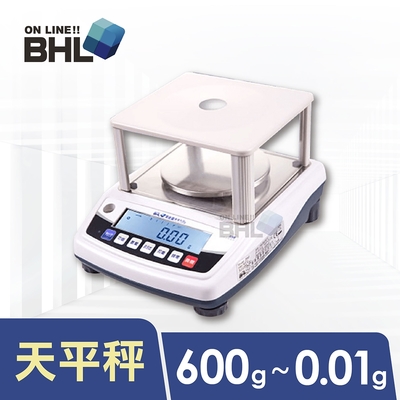 【BHL 秉衡量】高精度1/60000 LCD白光天平秤 SSB-600g〔600gx0.01g〕