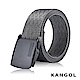 KANGOL EVOLUTION系列 英式潮流休閒自動釦皮帶-灰色網紋 KG1181 product thumbnail 1