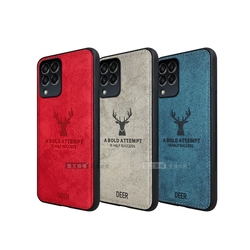 DEER 三星 Samsung Galaxy M33 5G 北歐復古風 鹿紋手機殼 保護殼 有吊飾孔