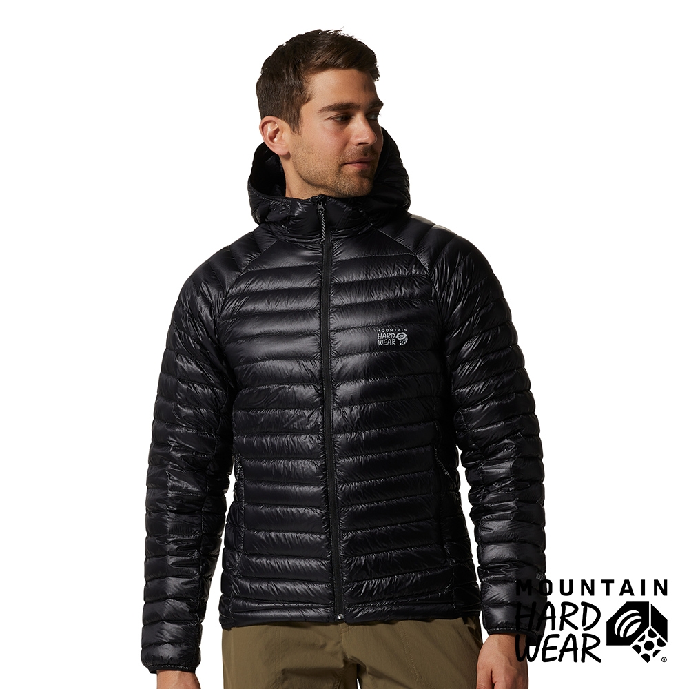 【美國 Mountain Hardwear】Ghost Whisperer UL Jacket Men 超輕量保暖羽絨連帽外套 男款  黑色 #1898881