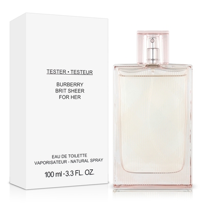 burberry 粉紅風格女性淡香水100ml-tester