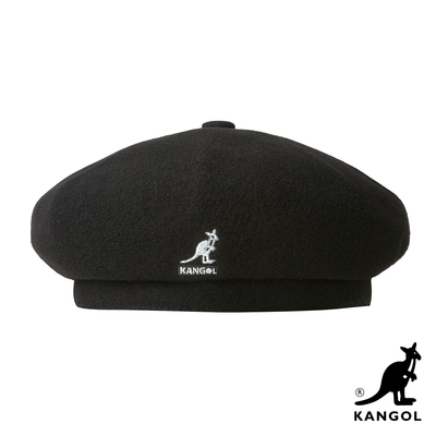 kangol-wool jax貝蕾帽-黑色