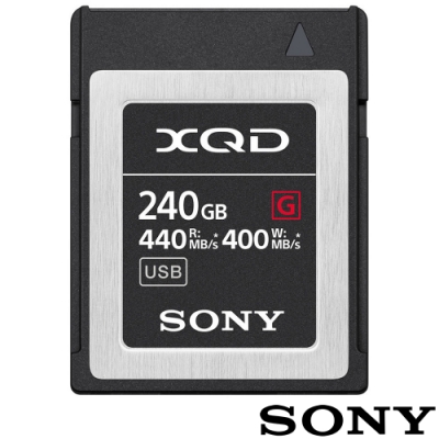 SONY QD-G240F 240G 240GB 440MB/S XQD G系列 高速記憶卡 (公司貨) 支援 4K Z6 Z7