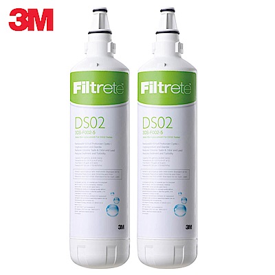 3M 極淨便捷DIY淨水器DS02系列專用濾心DS02-R(超值2入組)