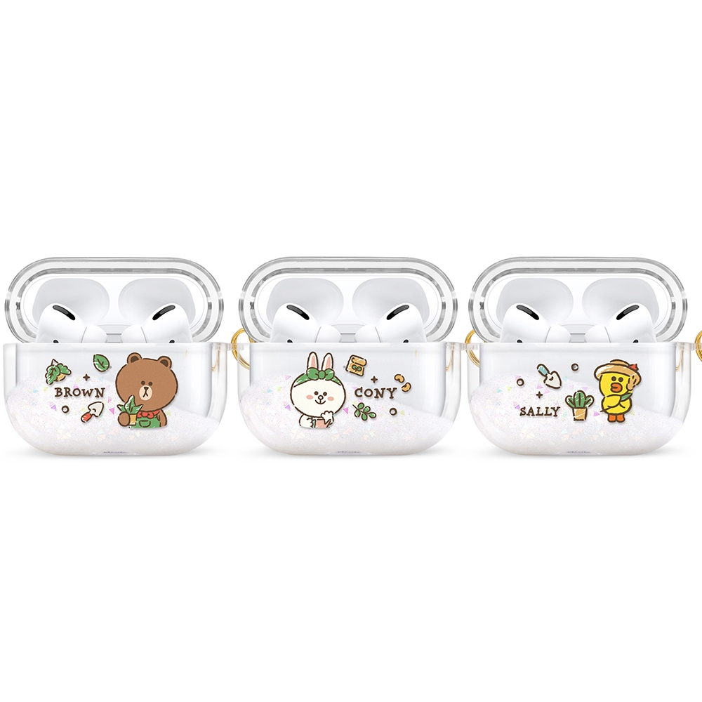 GARMMA LINE FRIENDS AirPods 3代 藍牙耳機流沙保護套