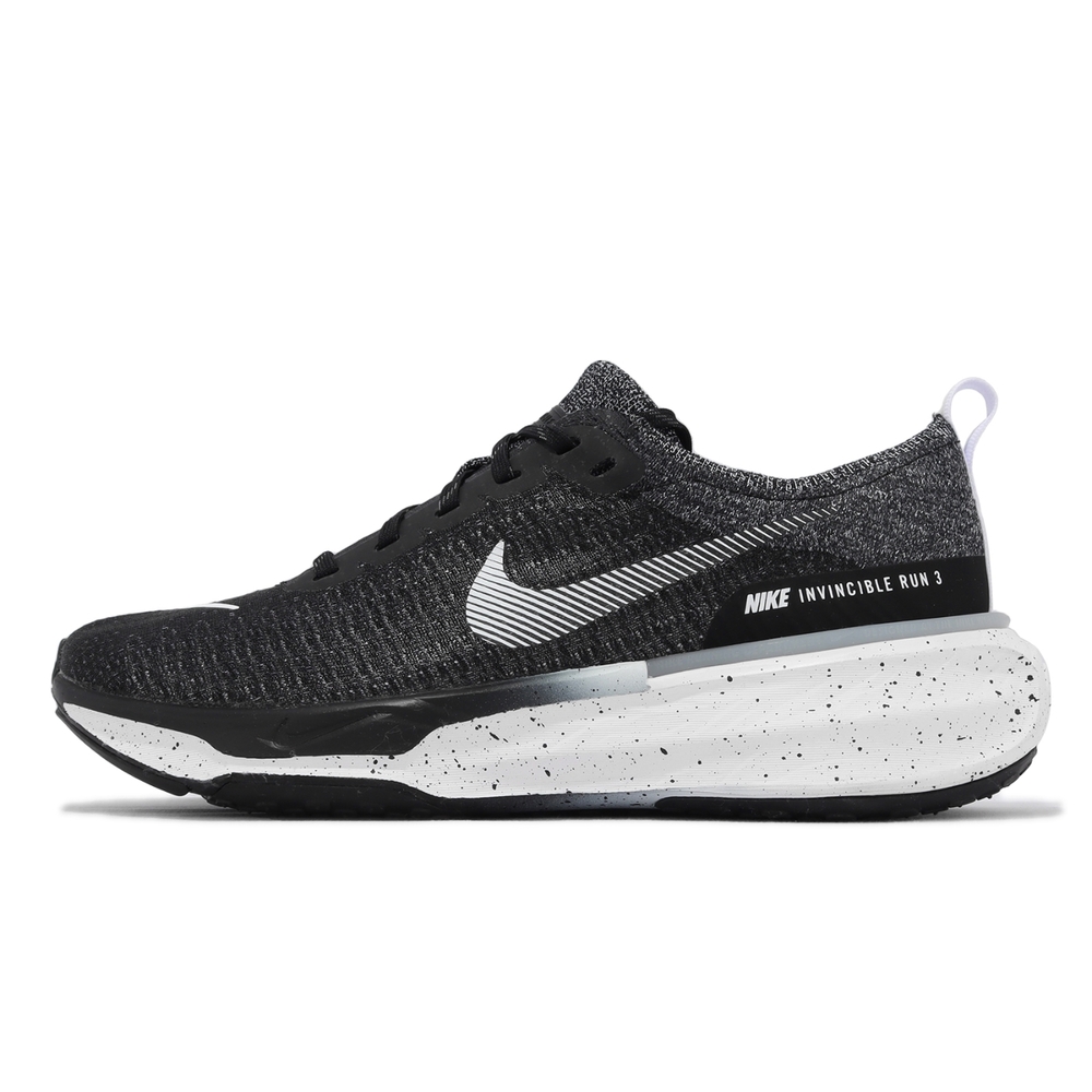 Nike 慢跑鞋ZoomX Invincible Run FK 3 男鞋黑白回彈運動鞋DR2615-002