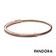 【Pandora官方直營】Pandora Signature 經典 I-D 寶石密鑲手環-鍍14k玫瑰金 product thumbnail 1