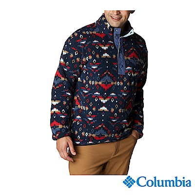 Columbia 哥倫比亞 男款 -半開襟刷毛上衣-印花 UEE03710FW /FW22