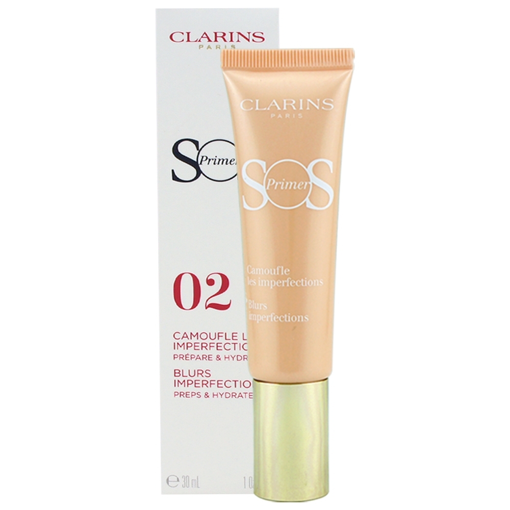 CLARINS克蘭詩 SOS修修乳30ml#02蜜桃膚