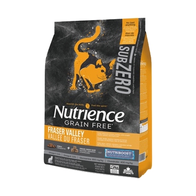 Nutrience 紐崔斯 SUBZERO 黑鑽頂極無穀貓糧+營養凍乾 火雞肉+雞肉+鮭魚 2.27kg