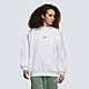 ADIDAS WORD SWEATSHIRT 女長袖上衣-白-IK9886 product thumbnail 1