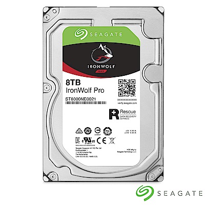 Seagate那嘶狼IronWolf Pro 8TB 3.5吋 NAS專用硬碟