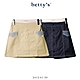 betty’s專櫃款   排釦壓線條紋拼接口袋短裙(共二色) product thumbnail 1