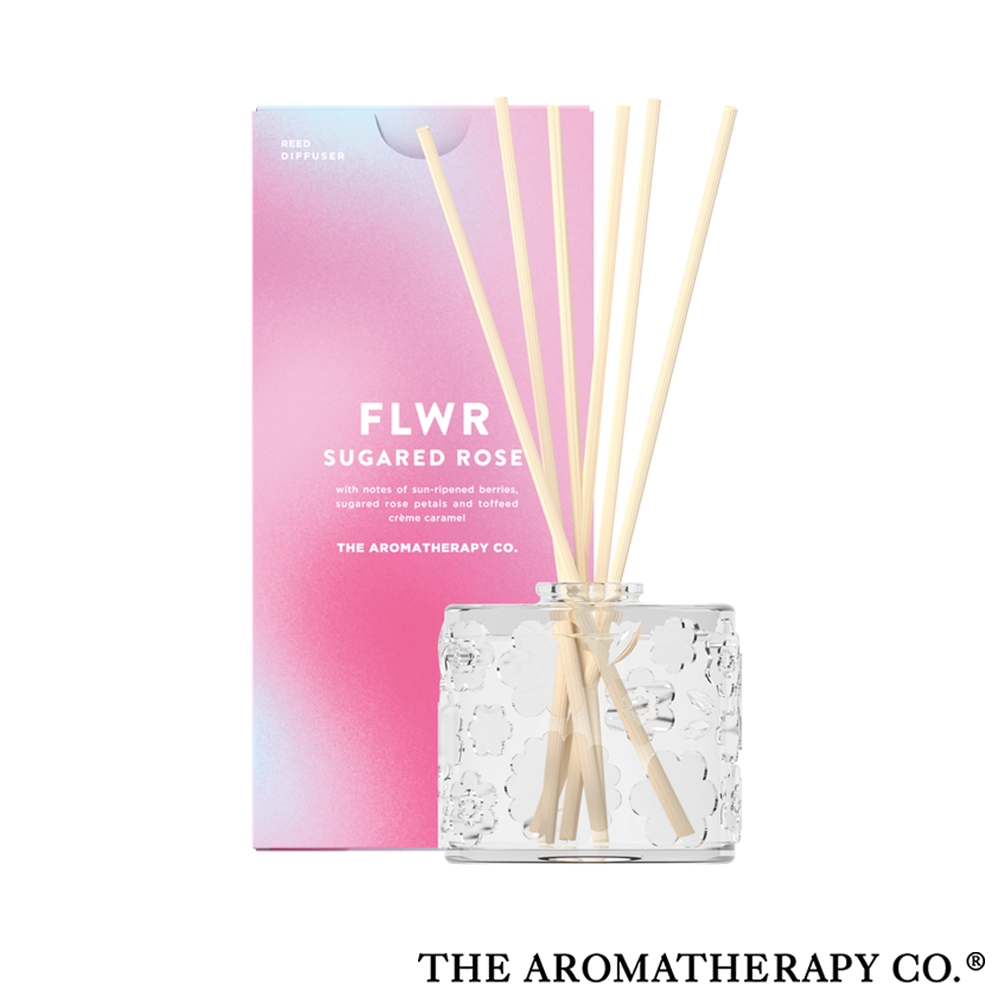 The Aromatherapy Co. 紐西蘭香氛 FLWR 花卉系列 Sugared Rose 焦糖玫瑰 90ml 居家擴香