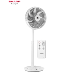 SHARP 夏普 14吋自動除菌離子DC節能ECO智能溫控立扇(附遙控器) PJ-P14GD -
