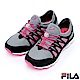 FILA 女輕量慢跑鞋-灰黑5-J201R-420 product thumbnail 1