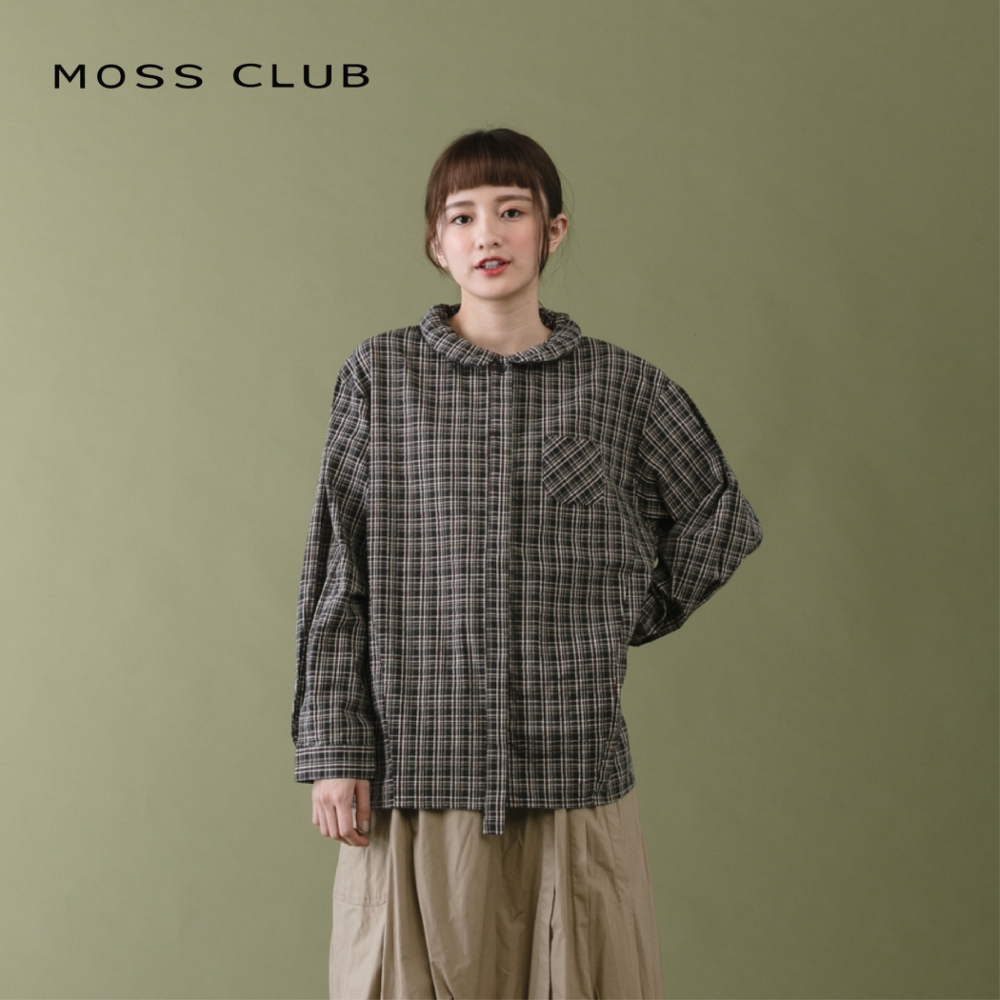 【MOSS CLUB】MIT台灣製 學院文青風-襯衫(二色)