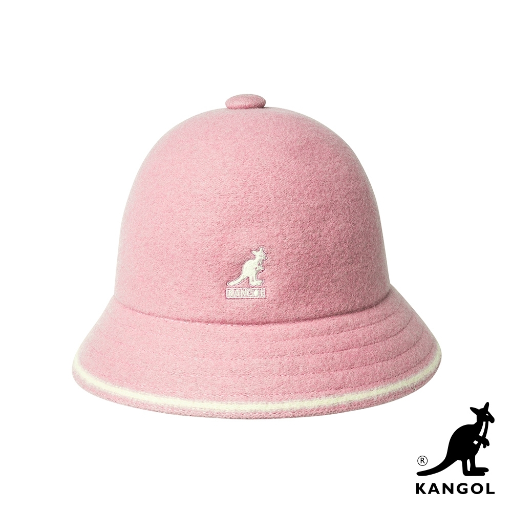 KANGOL-WOOL STRIPE鐘型帽-粉紅色| 帽子| Yahoo奇摩購物中心