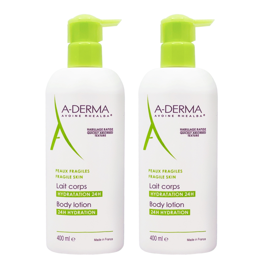 A-Derma 艾芙美 燕麥超水感保濕乳 400ml 2入