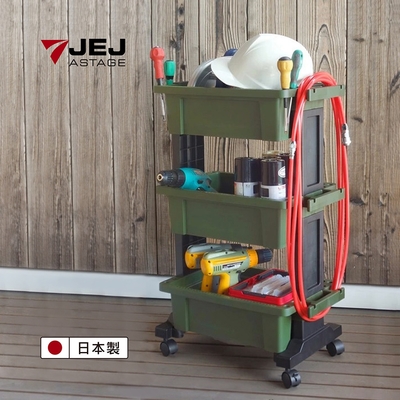 【日本JEJ ASTAGE】日本製3層收納工具推車 TWB-490G