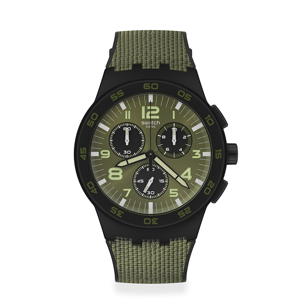 Swatch 原創系列手錶 DARK FOREST-42mm