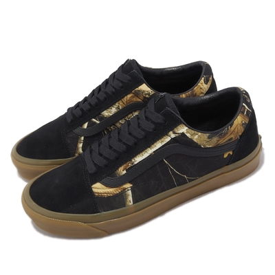 Vans x Realtree Old Skool 36 Dx 聯名 迷彩 樹葉 黑 男鞋 麂皮 膠底 VN0009QFB9M