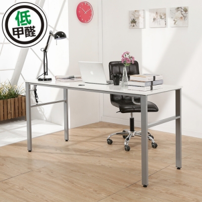 BuyJM木紋白低甲醛160公分穩重工作桌160x60x79公分