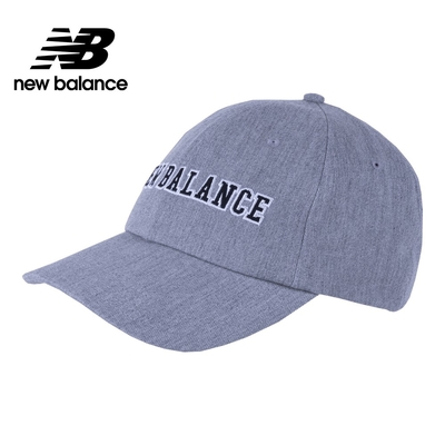 [New Balance]刺繡Logo老帽/棒球帽_中性_灰色_LAH21002AG