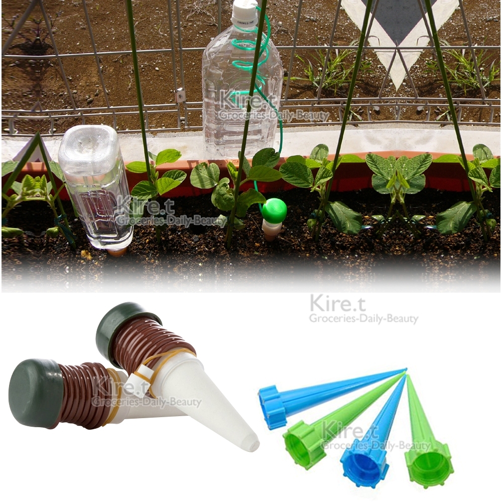 kiret澆花神器組- DIY自動澆花器4入+寶特瓶滲水器4入