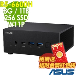 ASUS 華碩 PN53-66HHPYA 迷你電腦 (R5-6600H/8G/256SSD+1TB/W11P)