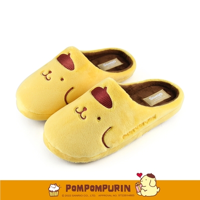 Paidal x Pompompurin 布丁狗毛絨室內拖鞋