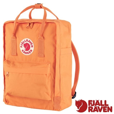 【Fjallraven 北極狐】Kånken 多功能輕量防潑水日用背包.通勤書包.休閒背包_23510-199 日光石橙