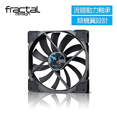 【Fractal Design】Venturi HF-14 黑 機殼系統高風量靜音風扇