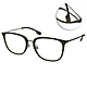 BURBERRY 透明感方框 光學眼鏡 藍光鏡片/墨綠 銀#B2330-D 3010 product thumbnail 1