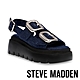 STEVE MADDEN-TRANSPORTER 扣寬帶厚底休閒涼鞋-藍色 product thumbnail 1