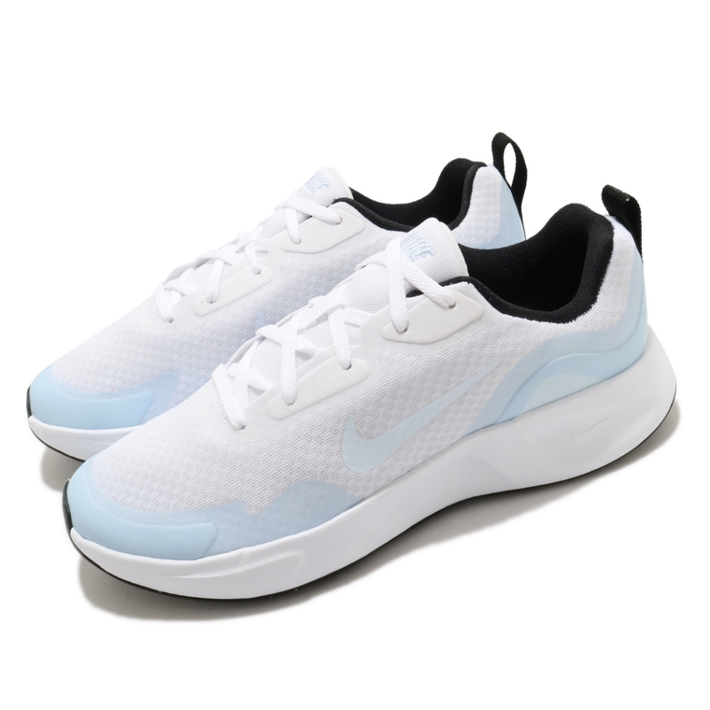 Nike 休閒鞋 WearAllDay GS 運動 女鞋 基本款 舒適 簡約 球鞋 大童 穿搭 白 藍 CJ3816102