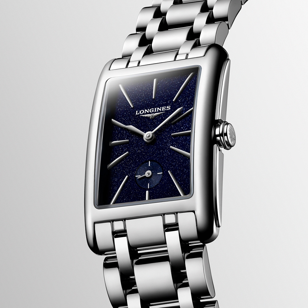 LONGINES 浪琴 官方授權 DolceVita多情系列星空小秒針石英錶 年終送禮-23.3x37mm L5.512.4.93.6