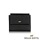 【BRAUN BUFFEL 德國小金牛】台灣總代理 珊 9卡三折短夾-黑色/BF695-414-BK product thumbnail 2