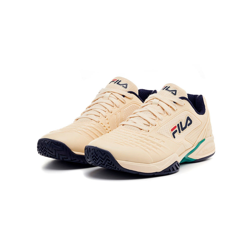 FILA AXILUS 2 ENERGIZED H 男網球鞋-米 1-T510X-143