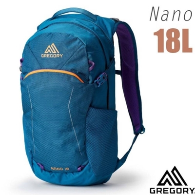 GREGORY NANO 18L 多功能休閒後背包.書包(水袋/平板電腦隔間)_松石綠