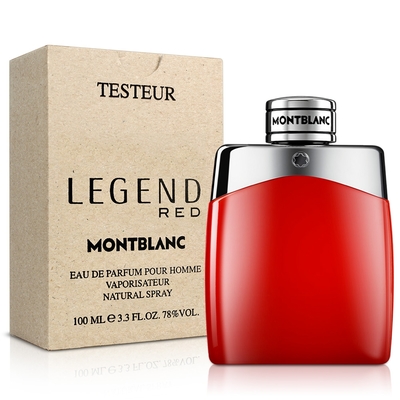 MONTBLANC 萬寶龍 傳奇烈紅男性淡香精100ml-Tester