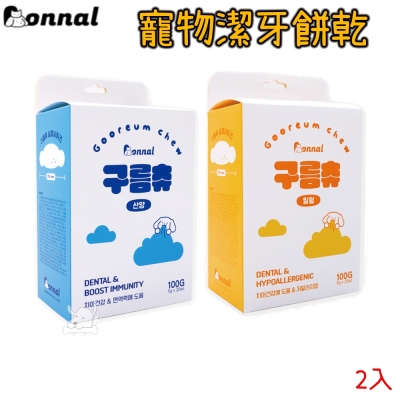 Onnal 韓國 犬用潔牙餅乾 100g X 2入