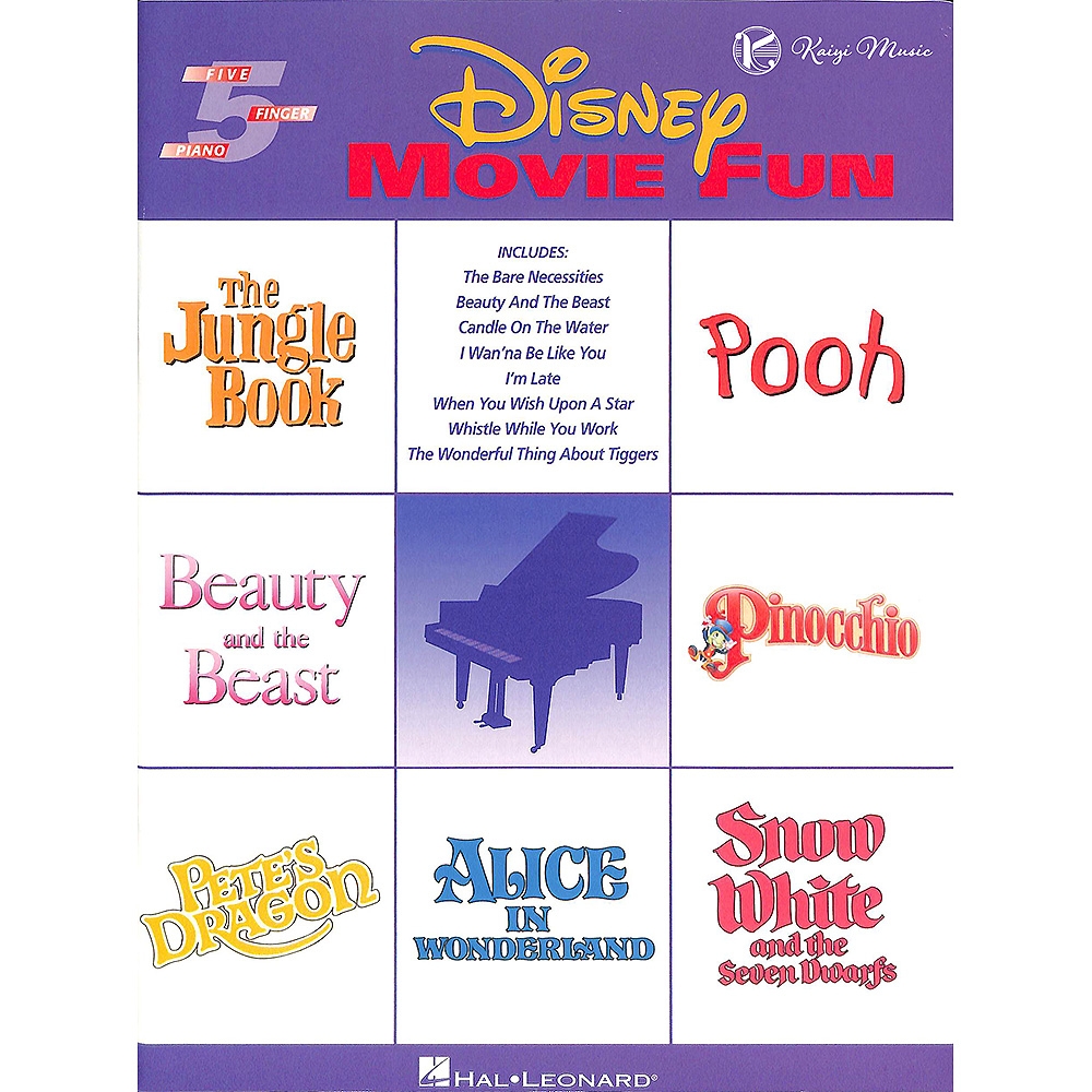 五指鋼琴樂譜：迪士尼電影趣味選曲 | 拾書所