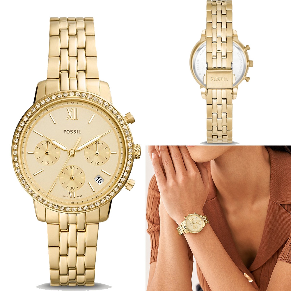 FOSSIL Neutra 優雅計時時尚時尚腕錶-ES5219 | 女錶| Yahoo奇摩購物中心