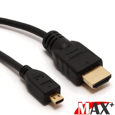 Max+ Micro HDMI to HDMI 4K影音傳輸線 5M(原廠保固)