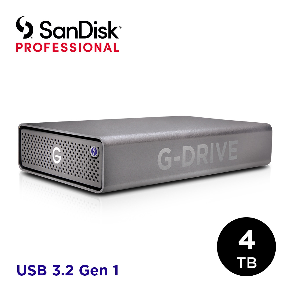 SanDisk professional G-DRIVE Pro 4TB桌上型硬碟(公司貨)