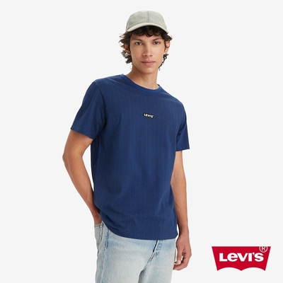 Levis 男款 短袖T恤 / 長方刺繡布章LOGO / 寬鬆休閒版型
