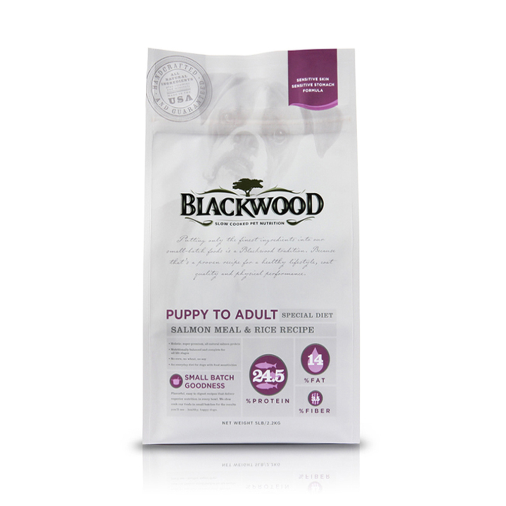 BlackWood 柏萊富 腸胃保健(鮭肉+米)全齡犬糧 15磅